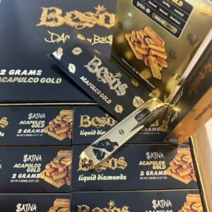 Besos Acapulco Disposable Gold